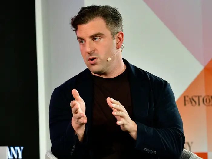 Brian Chesky, CEO of Airbnb, speaking about AI features for search and travel planning.